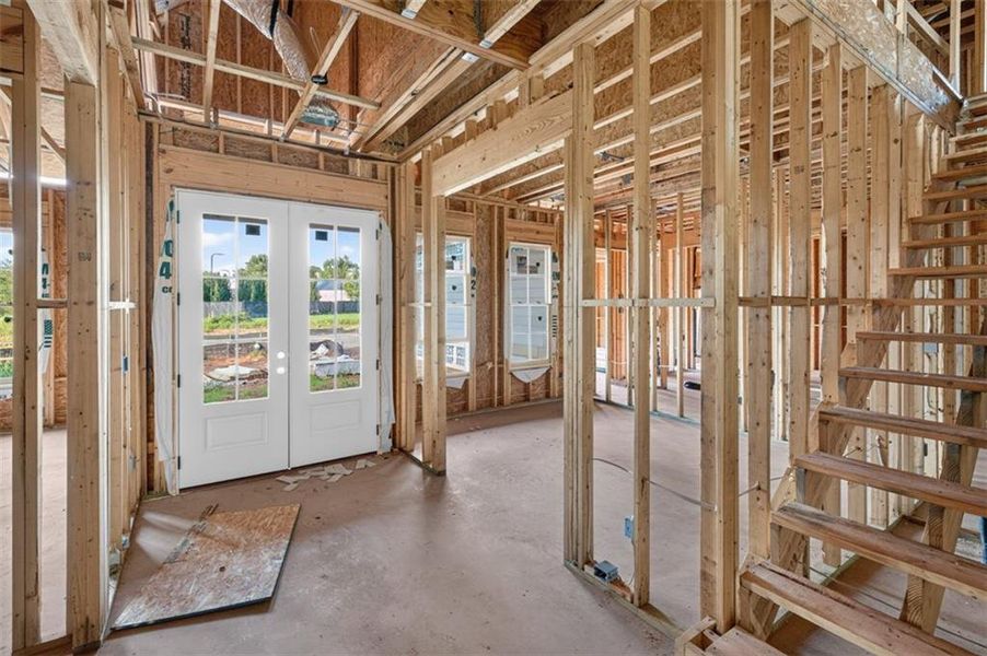 In-progress construction of a new home in , Statham, GA (Image 4).