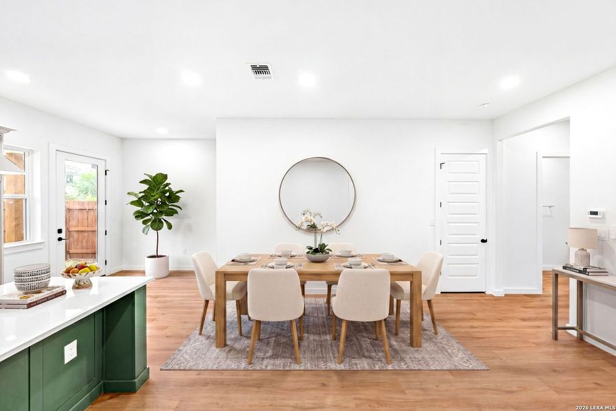 Furnished interior view inside a new home in , San Antonio (Image 12).