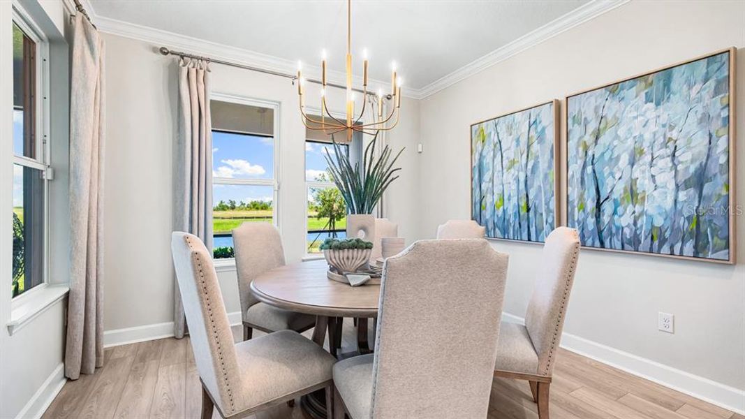 Furnished interior view inside a new home in Coasterra Community Group Page, Palmetto (Image 11).