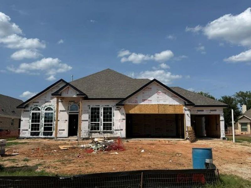 In-progress construction of a new home in Lake Conroe Area Homes, Montgomery, TX (Image 32). In-progress construction of a new home in Lake Conroe Area Homes, Montgomery, TX (Image 32).