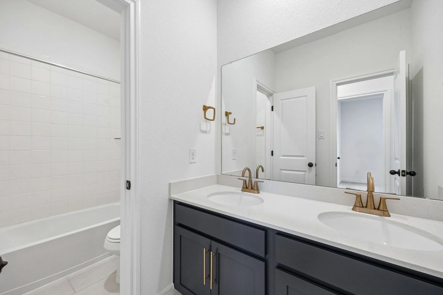 Furnished interior view inside a new home in Bergamo, Katy (Image 11).