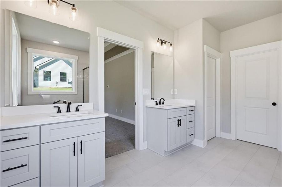 Furnished interior view inside a new home in , Statham (Image 15).