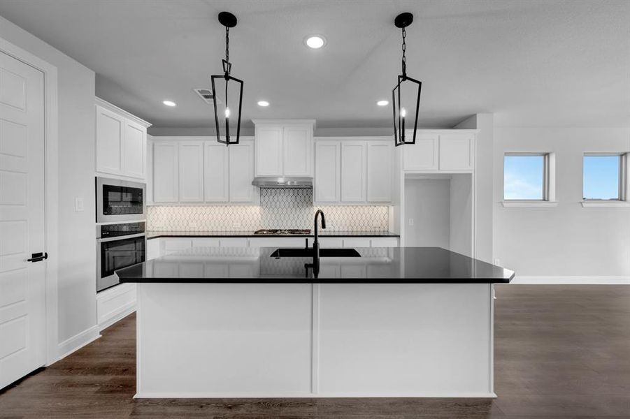 Furnished interior view inside a new home in Treeline, Justin (Image 8).