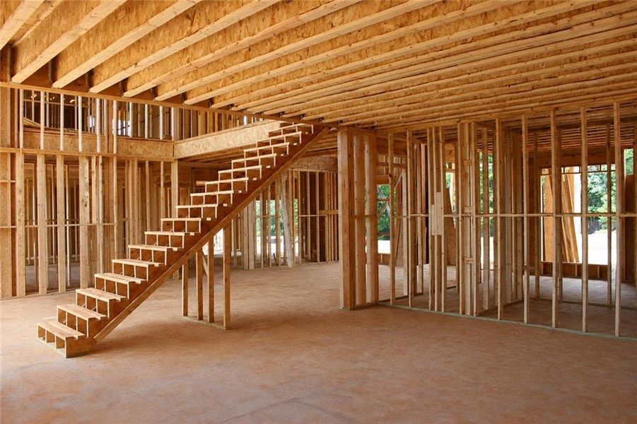 In-progress construction of a new home in , Lawrenceville, GA (Image 17).
