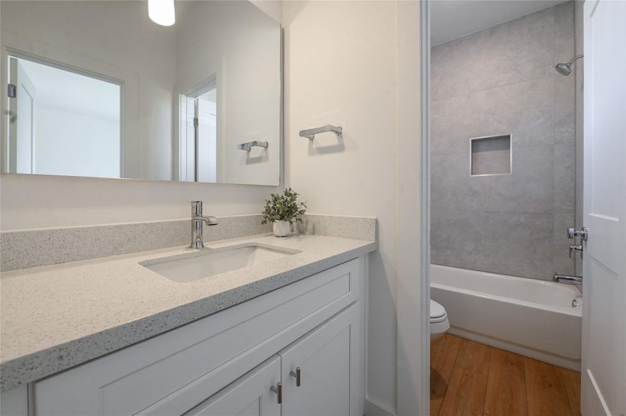 Furnished interior view inside a new home in , Houston (Image 14).