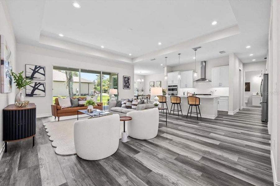 Furnished interior view inside a new home in Southern Hills Plantation, Brooksville (Image 16).