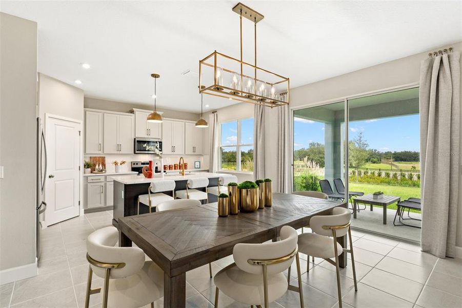 Furnished interior view inside a new home in Rainwood, Groveland (Image 8).