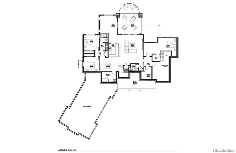 2D floor plan layout of this home in , Parker, CO (Image 4).