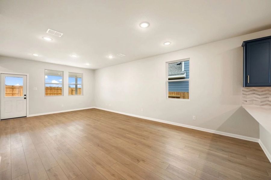 Dining and Family Room