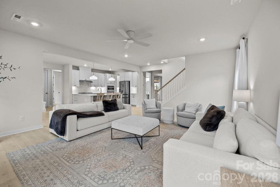 Furnished interior view inside a new home in , Mint Hill (Image 6).