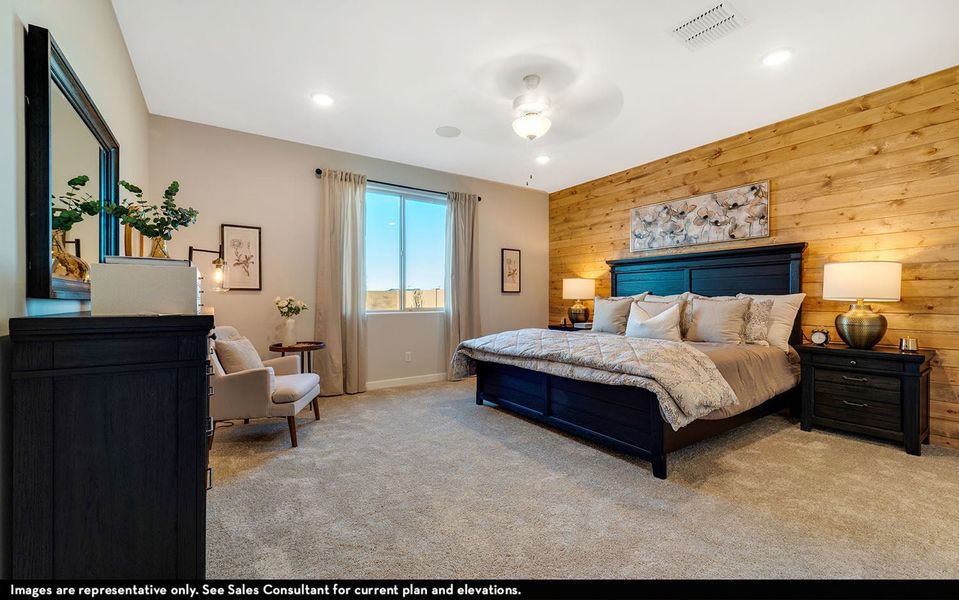 Representative furnished interior of a home built from the Tempe by CastleRock Communities in Rancho Mirage, Maricopa (Image 17).