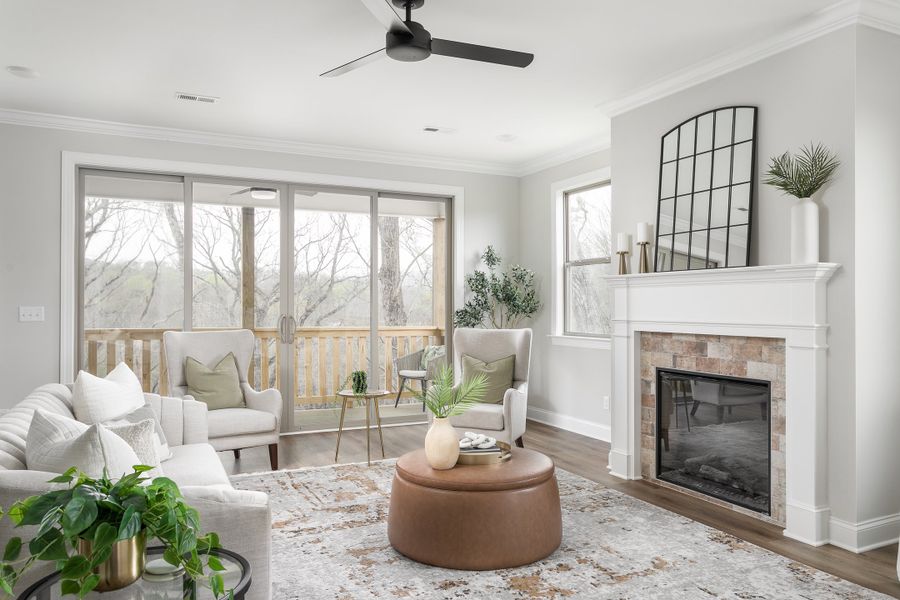 Representative furnished interior of a home built from the The Yosemite by Greentech Homes LLC in The Thicket at Sedman Hills, Hixson (Image 10).