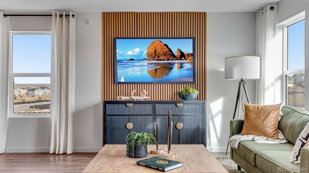 Furnished interior view inside a new home in Prairie Song, Windsor (Image 17).