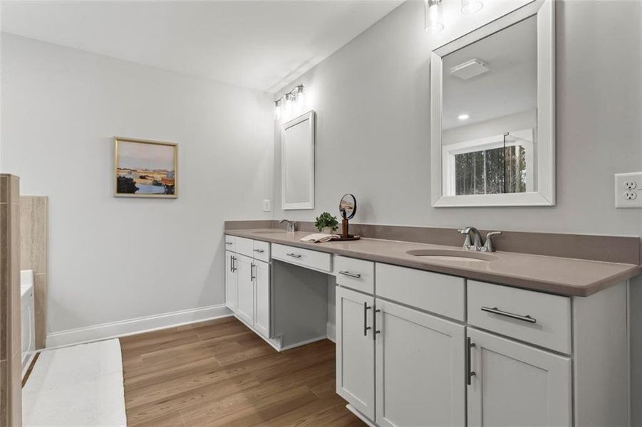 Furnished interior view inside a new home in , Dallas (Image 17).