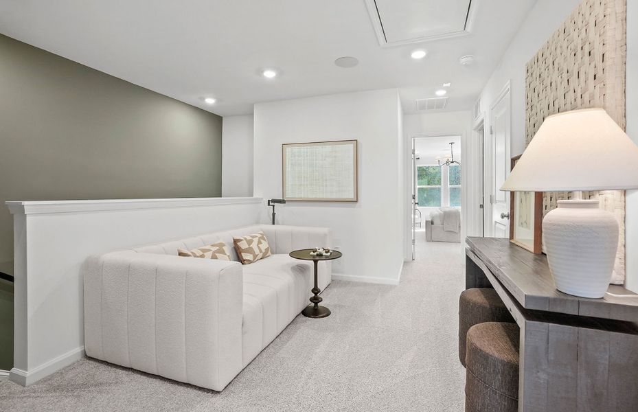 Representative furnished interior of a home built from the Landis by Pulte Homes in Mallard Park, Charlotte (Image 8).