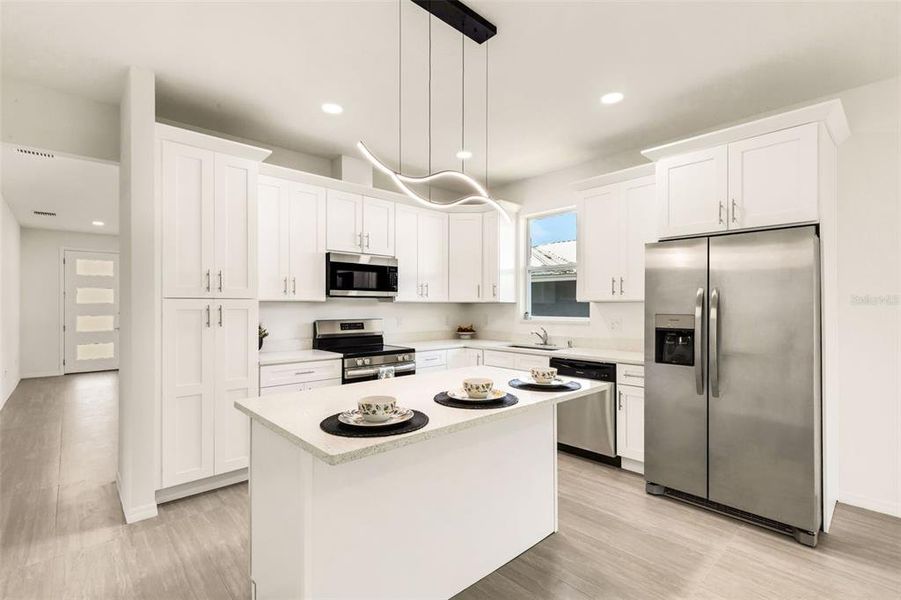 Furnished interior view inside a new home in , Tampa (Image 7).
