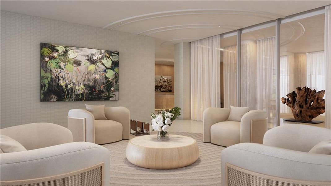 Furnished interior view inside a new home in , Clearwater Beach (Image 9).