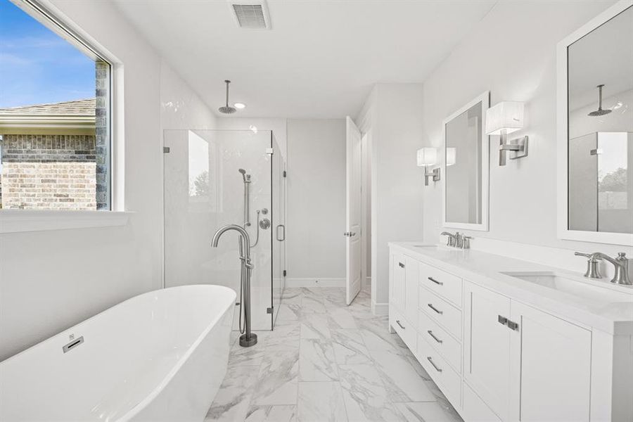 Furnished interior view inside a new home in Lincoln Pointe, Van Alstyne (Image 28). Furnished interior view inside a new home in Lincoln Pointe, Van Alstyne (Image 28).