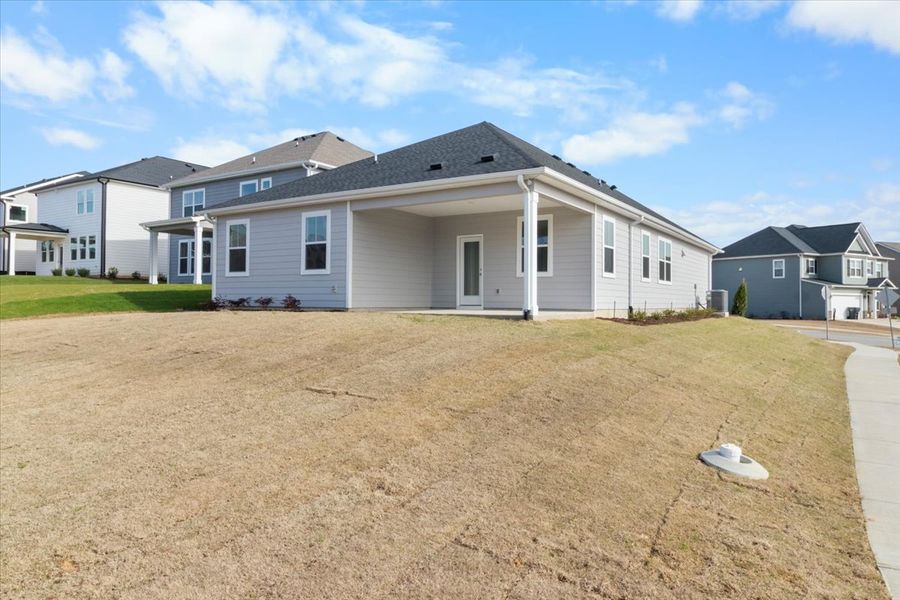 Exterior details and patio area of a home in Tillery Park, Grovetown (Image 20).