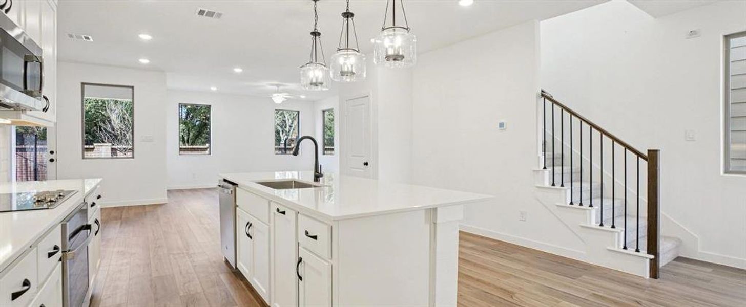 Open Kitchen-Living-Dining Room featuring the Harmony Collection Open Kitchen-Living-Dining Room featuring the Harmony Collection