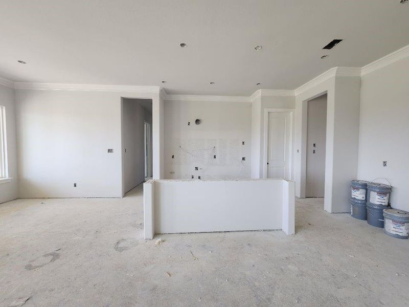 In-progress construction of a new home in Rocky Top, Krum, TX (Image 9).