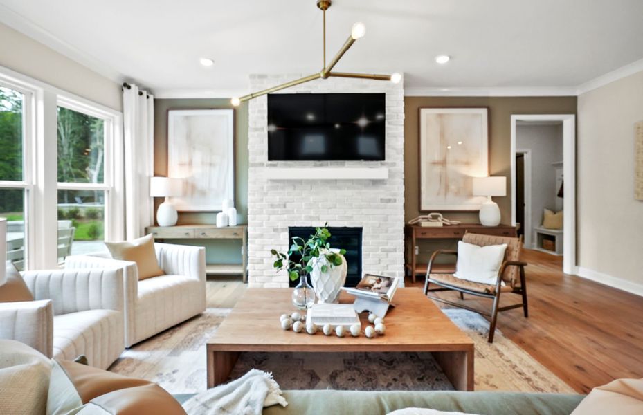 Furnished interior view inside a new home in Forest Creek, Waxhaw (Image 46).