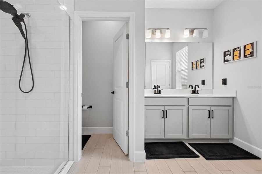 Furnished interior view inside a new home in Emerson Pointe, Apopka (Image 17). Furnished interior view inside a new home in Emerson Pointe, Apopka (Image 17).