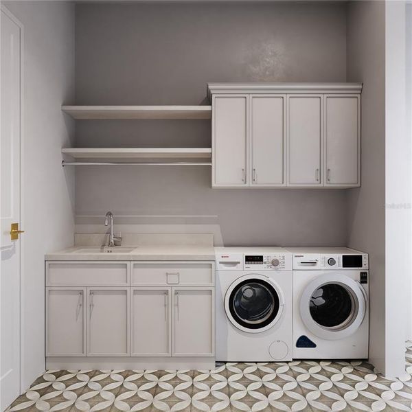 Furnished interior view inside a new home in , Apopka (Image 6).