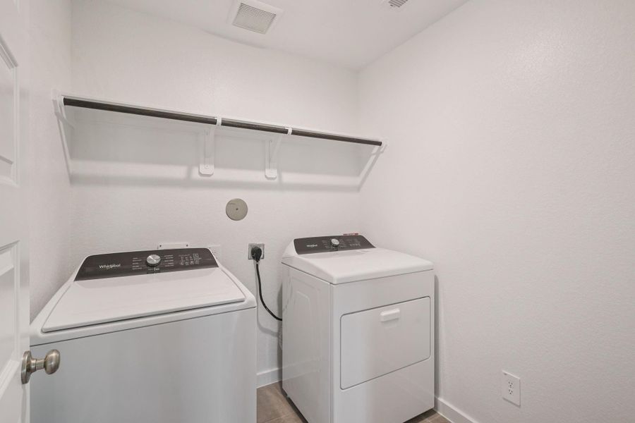 Photo is not of the actual home, but is an inspirational photo of builder’s model home and may depict options, furnishings, and/or decorator features that are not included