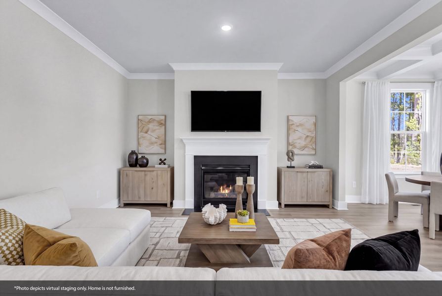 Furnished interior view inside a new home in Pineland Preserve, Summerville (Image 8).