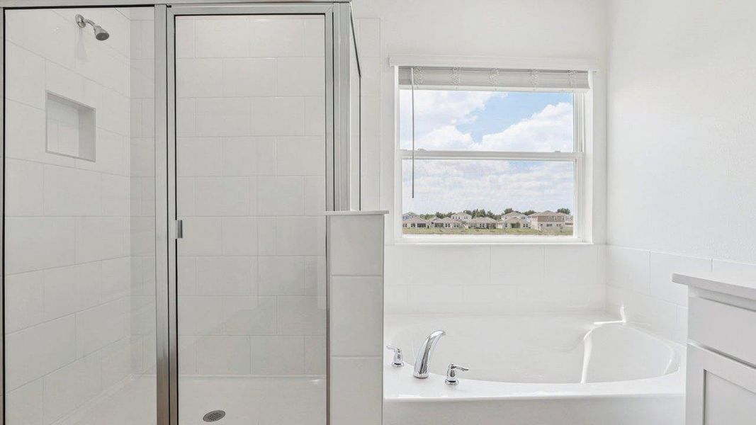 Furnished interior view inside a new home in Summerlin at Hawthorne Ranch, Lakeland (Image 15).