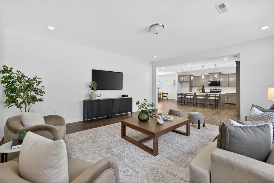 Furnished interior view inside a new home in Lake Royale, Louisburg (Image 12).