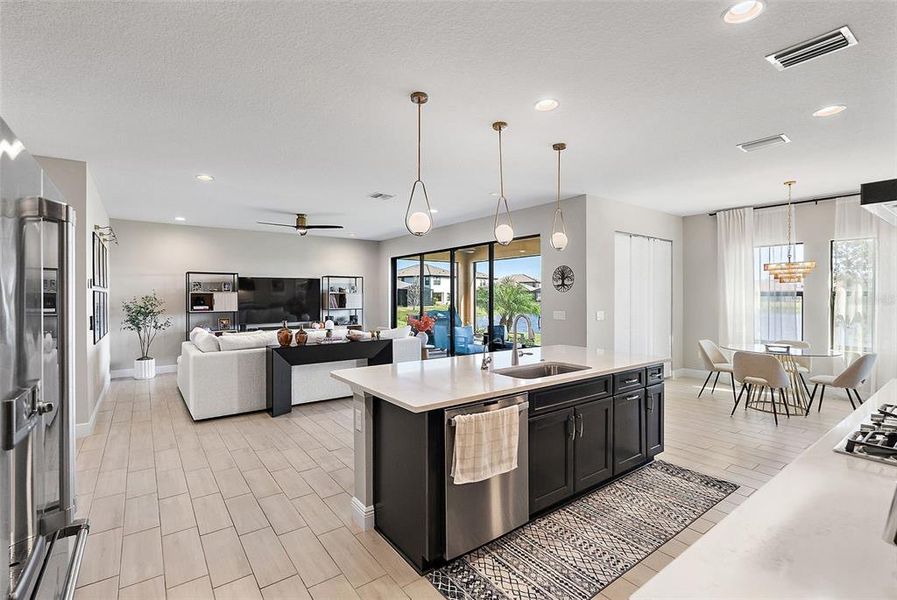 Furnished interior view inside a new home in , Parrish (Image 15).