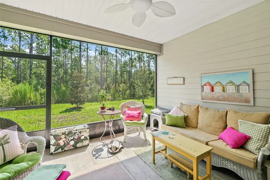 Exterior details and patio area of a home in , Palm Coast (Image 20). Exterior details and patio area of a home in , Palm Coast (Image 20).