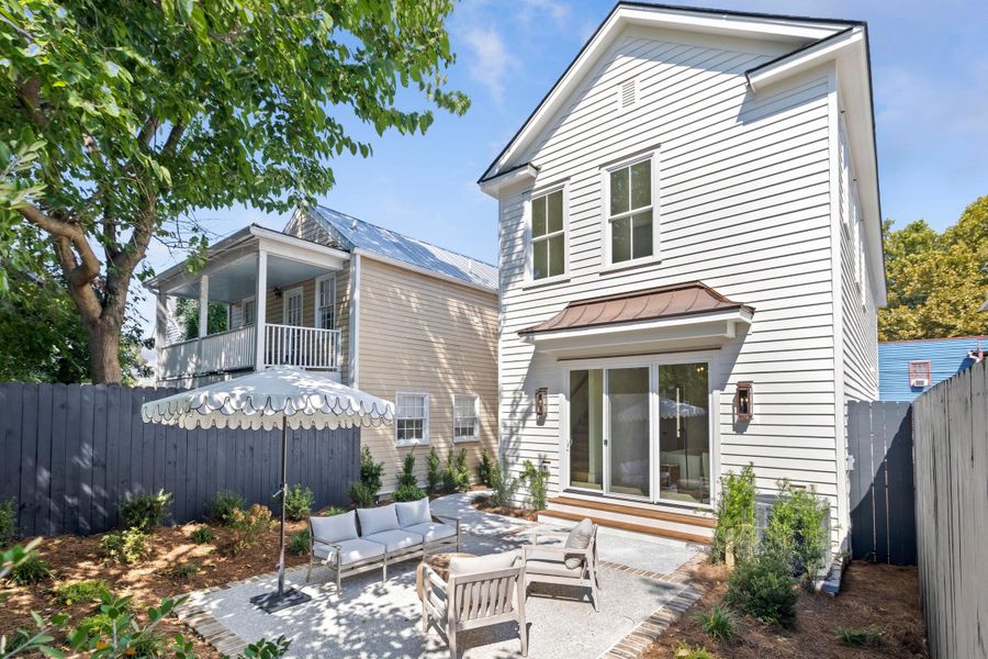 Front exterior of a new home in , Charleston, SC, highlighting curb appeal (Image 22). Front exterior of a new home in , Charleston, SC, highlighting curb appeal (Image 22).