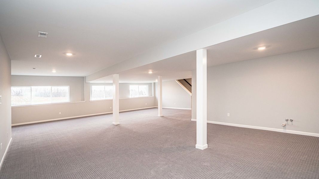 Representative unfurnished interior of a home built from the The Middleton by Norfolk Homes in Coronado Estates, Jackson (Image 56). Representative unfurnished interior of a home built from the The Middleton by Norfolk Homes in Coronado Estates, Jackson (Image 56).