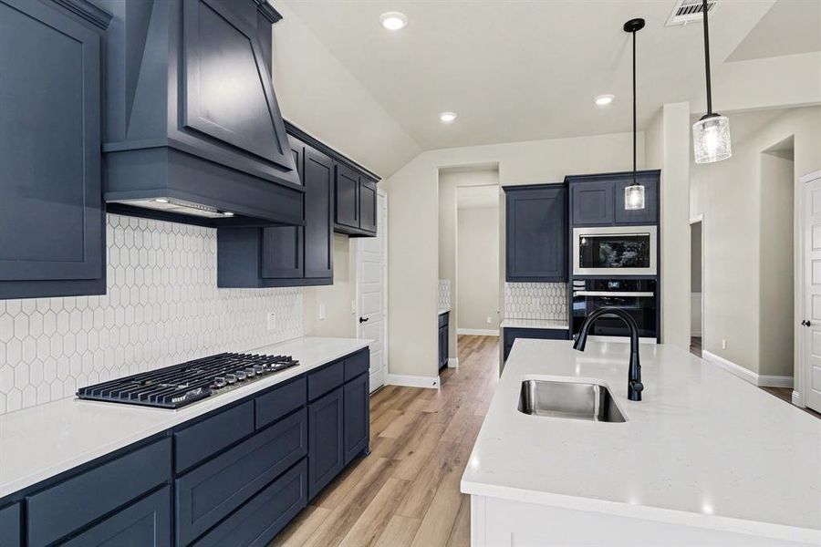 Furnished interior view inside a new home in Sagebrush Addition, Midlothian (Image 13).