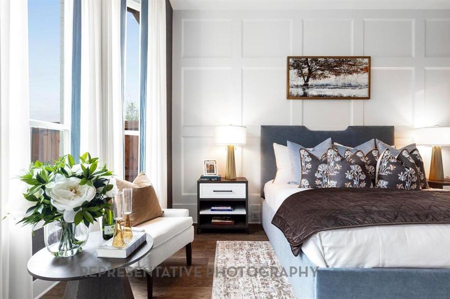 Furnished interior view inside a new home in Tavolo Park, Fort Worth (Image 26).