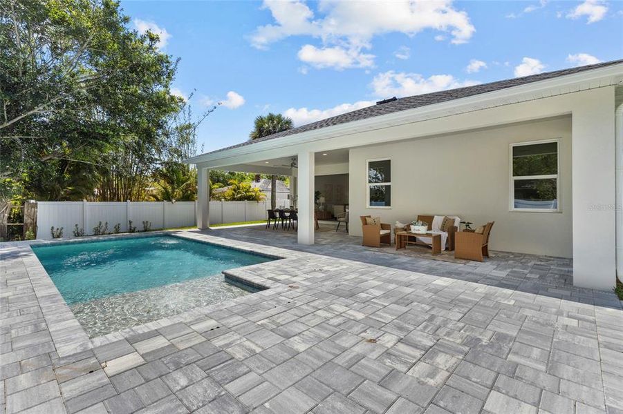 Exterior details and patio area of a home in , Sarasota (Image 30).