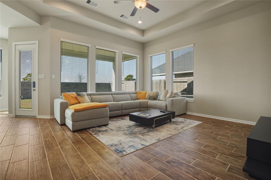 Furnished interior view inside a new home in , Fulshear (Image 11). Furnished interior view inside a new home in , Fulshear (Image 11).