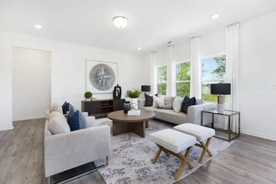 Representative furnished interior of a home built from the Ryker by True Homes in The Retreat at Reedy Fork Ranch, Greensboro (Image 10).