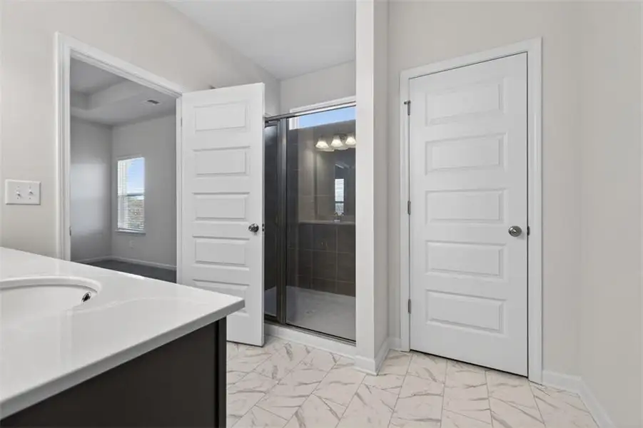 Furnished interior view inside a new home in Franklin Manor, Lawrenceville (Image 35). Furnished interior view inside a new home in Franklin Manor, Lawrenceville (Image 35).