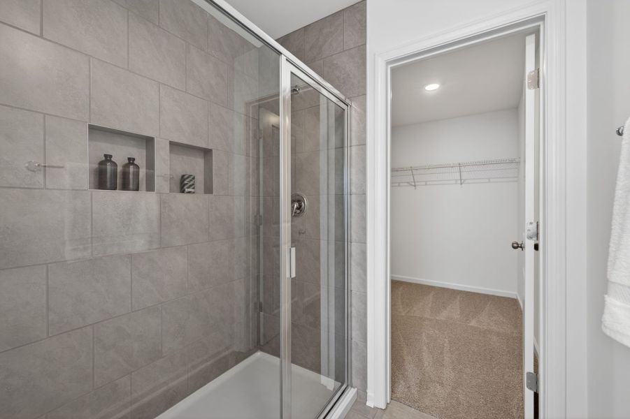 Furnished interior view inside a new home in Morgan Hills, Albemarle (Image 19).