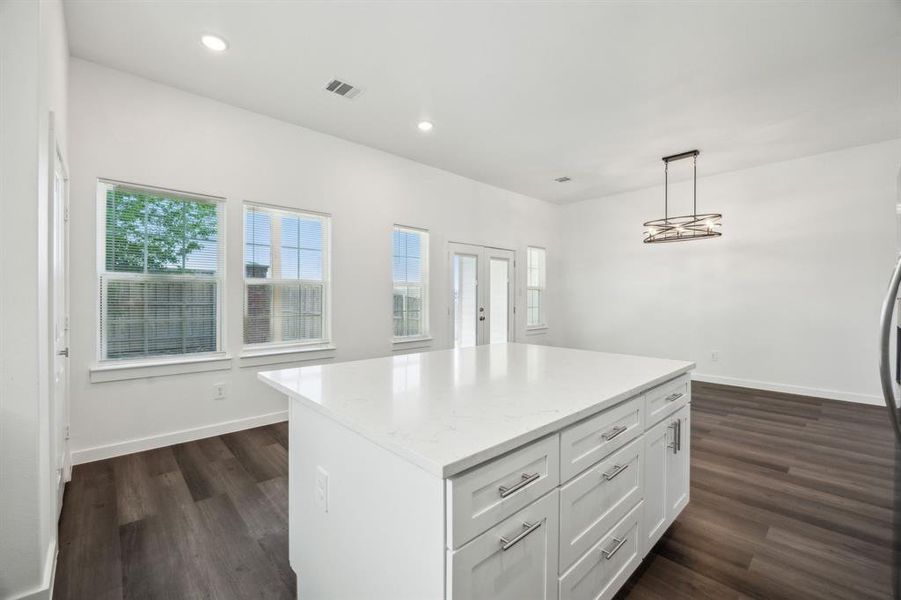 Furnished interior view inside a new home in , Dallas (Image 10).