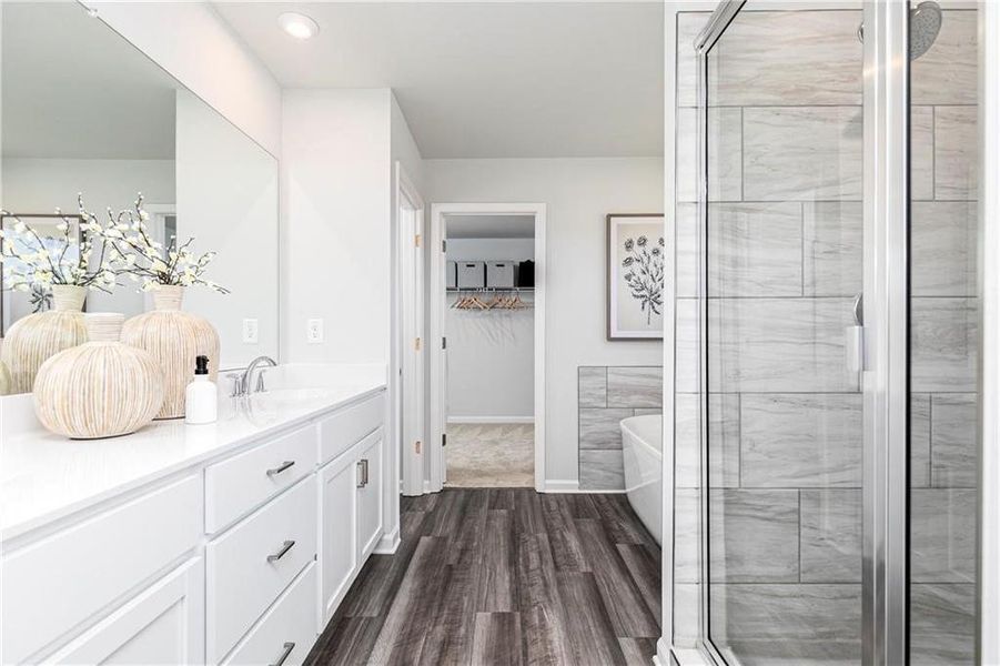 Furnished interior view inside a new home in Riverside Ridge, Lawrenceville (Image 12).