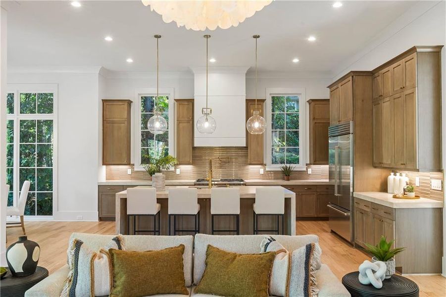Furnished interior view inside a new home in , Marietta (Image 47).