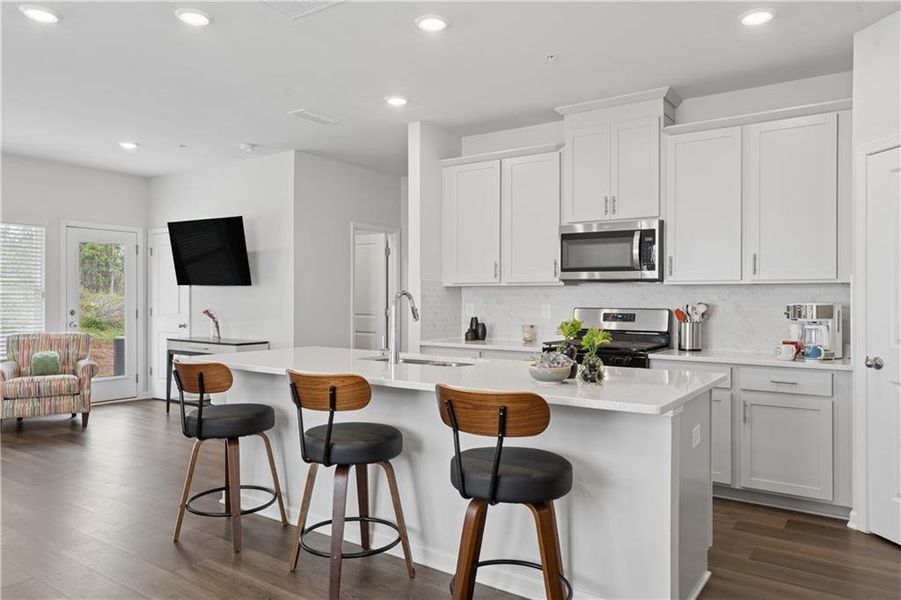 Furnished interior view inside a new home in , Smyrna (Image 13).