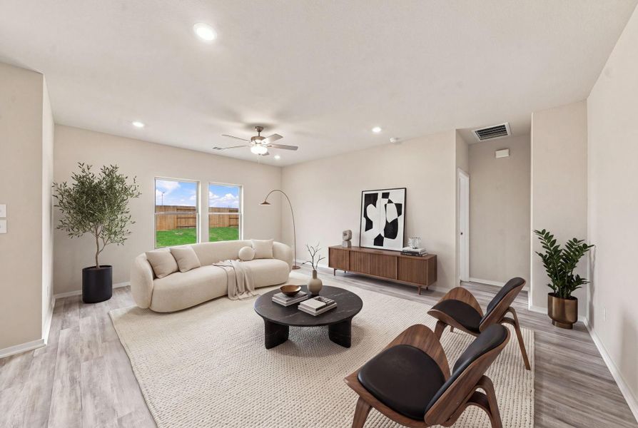 Furnished interior view inside a new home in Windcress, Cove (Image 13).