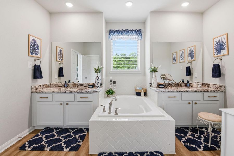 Furnished interior view inside a new home in , Cleveland (Image 9).