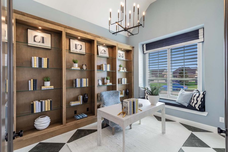 Representative furnished interior of a home built from the 223G by Highland Homes in Santa Rita Ranch, Liberty Hill (Image 34). Representative furnished interior of a home built from the 223G by Highland Homes in Santa Rita Ranch, Liberty Hill (Image 34).